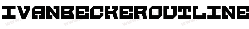 IvanBeckerOutline Me字体转换
